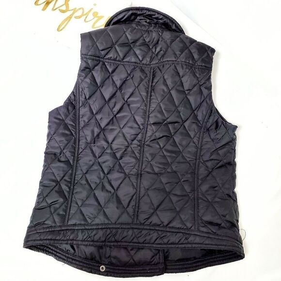 Liz Claiborne Quilted Puffer Zip Vest - Picture 4 of 10